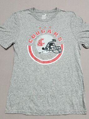 Gen2 Wsu Cougars Womens T Shirt Xl Short Sleeve Graphic Heather Gray 125